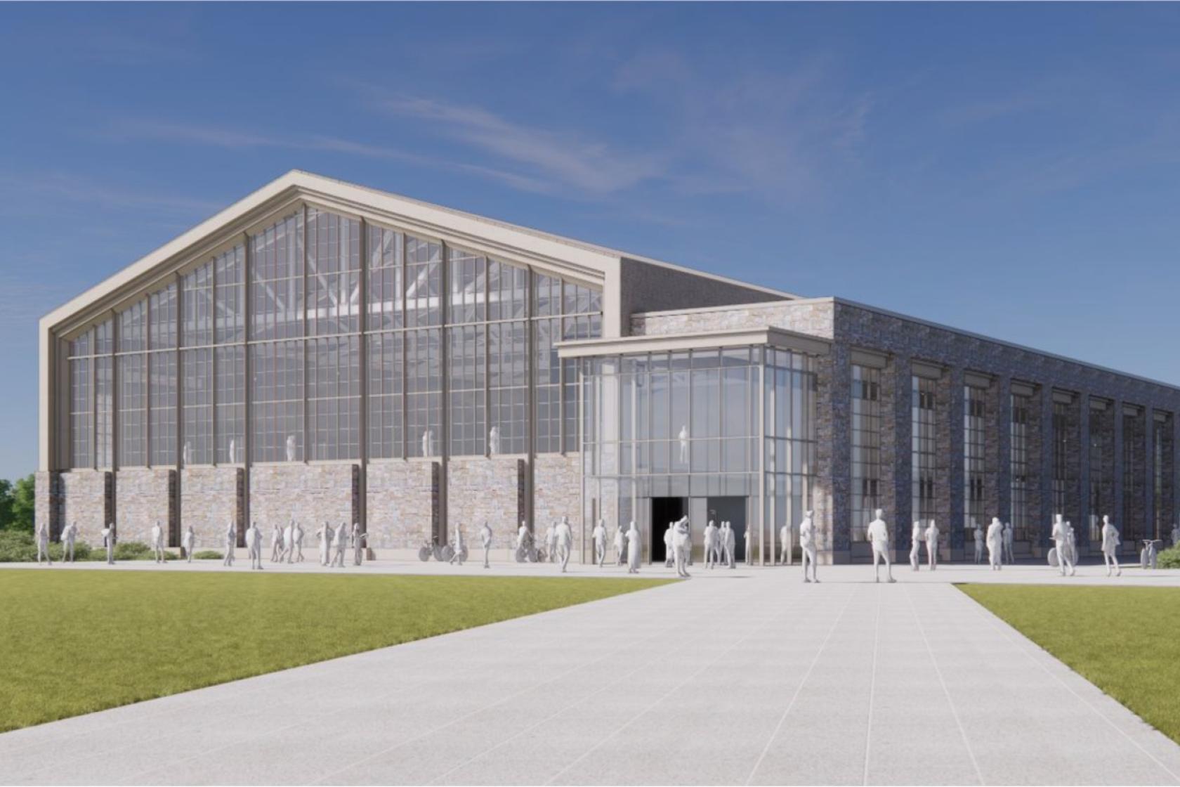 Artist rendering of Carey Center