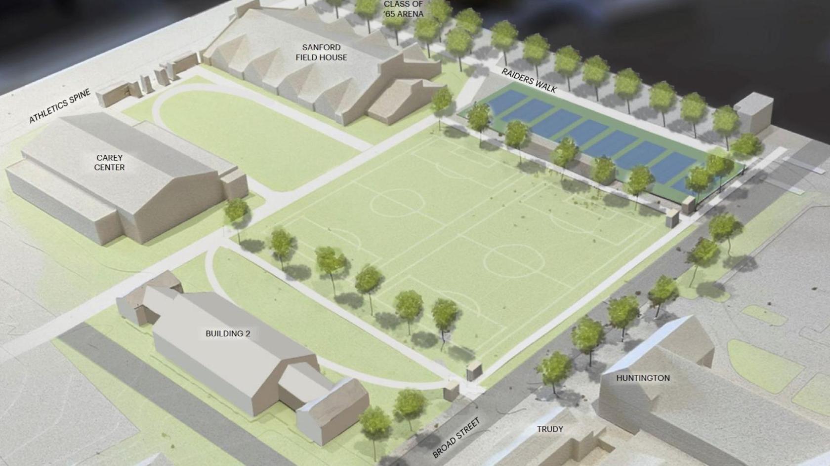 Future plans for the Athletics Quadrangle