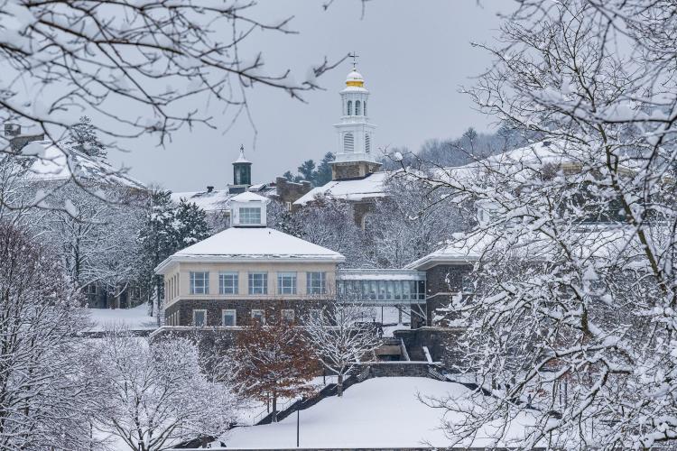 Campus in winter