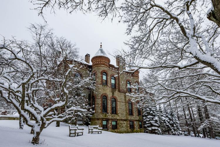 Campus in winter