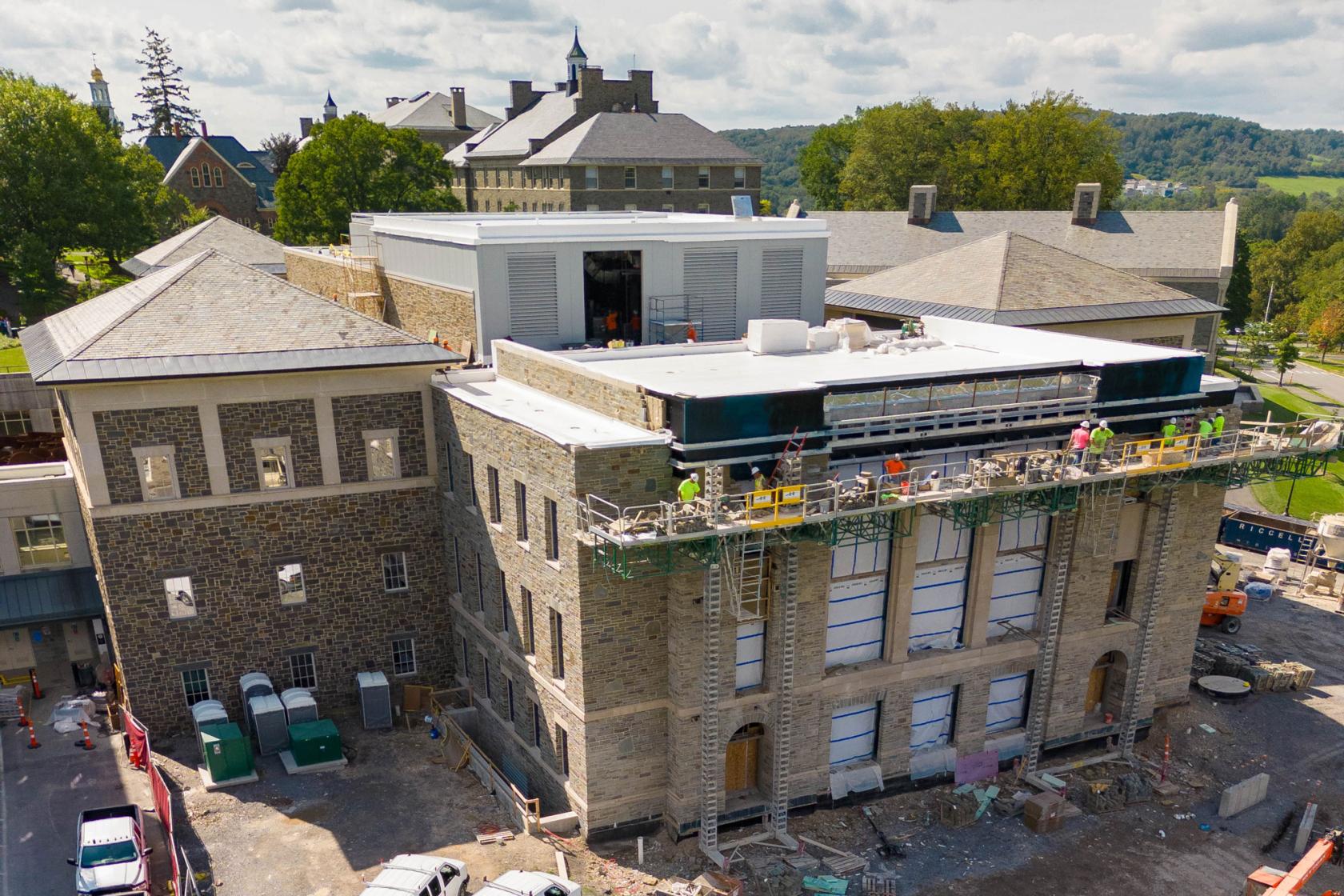 Robert H.N. Ho Mind, Brain, and Behavior Center construction